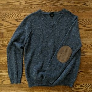 J. Crew merino wool elbow patch sweater - Slim Fit